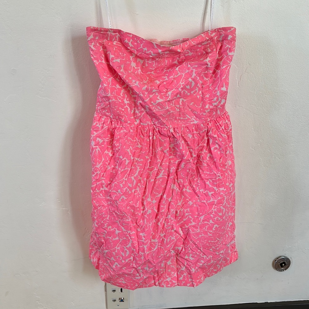 Lilly Pulitzer chandie dress in hot pink XL